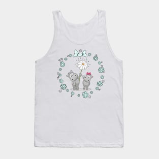 CUTE HIPPO Tank Top